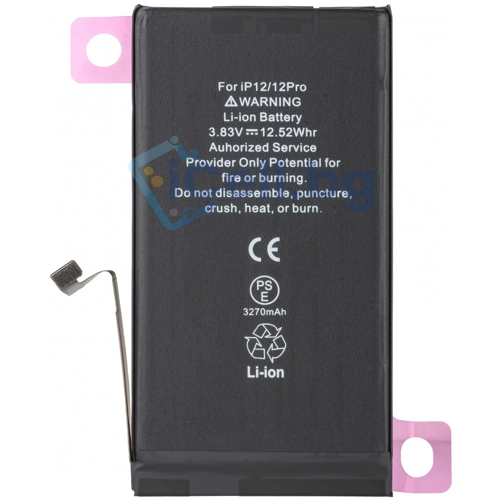 Батерия за iPhone 12 / 12 Pro, 3270mAh, с висок капацитет (High Capacity) / Валидиране без грешка