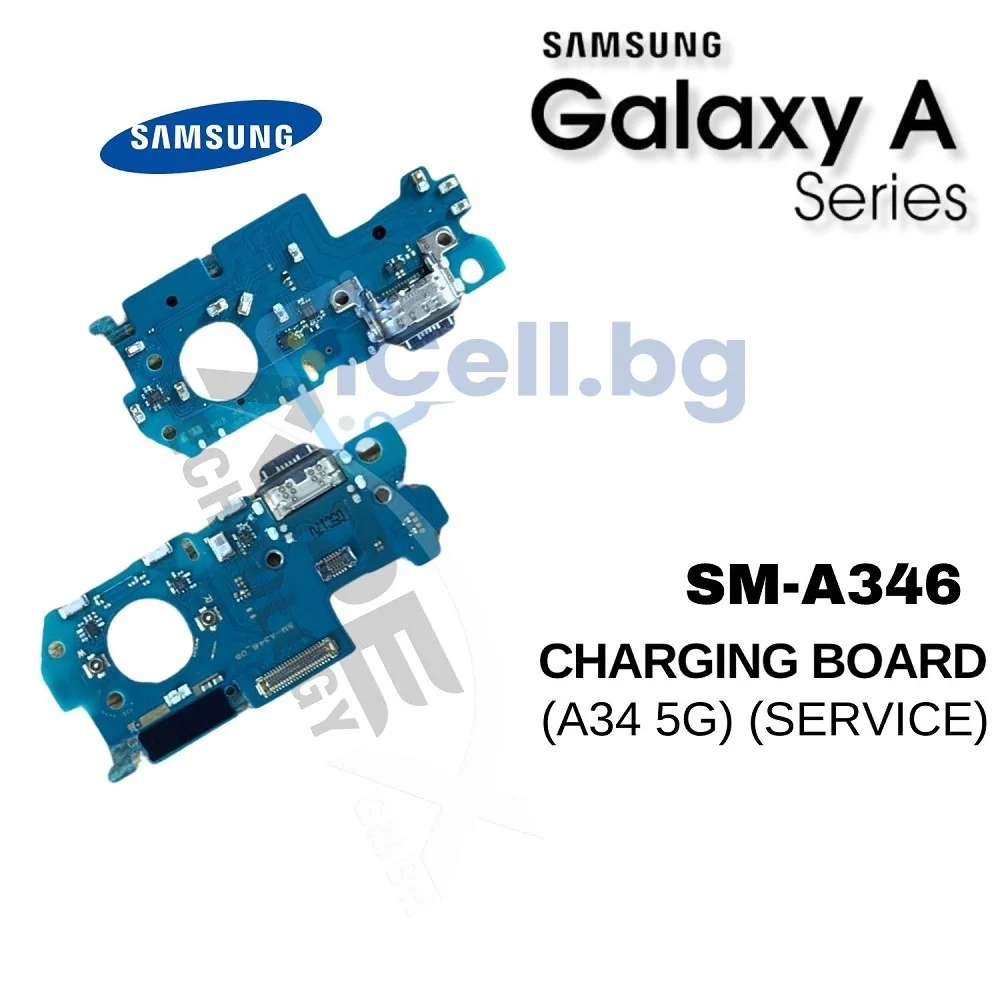 Оригинален захранващ блок с микрофон за Samsung Galaxy A34 5G (GH96-15817A)