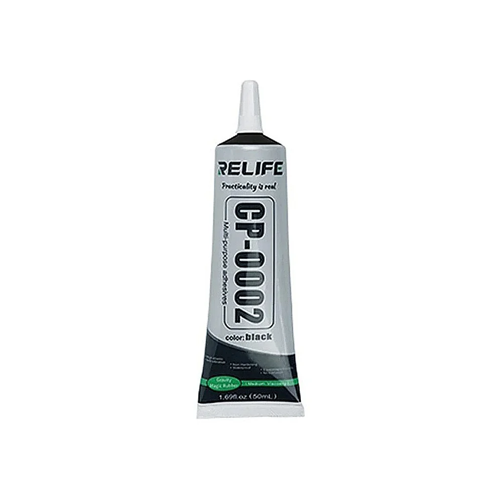 Мултифункционално черно течно лепило Relife CP-0002, 50ml, за ремонт на екрани