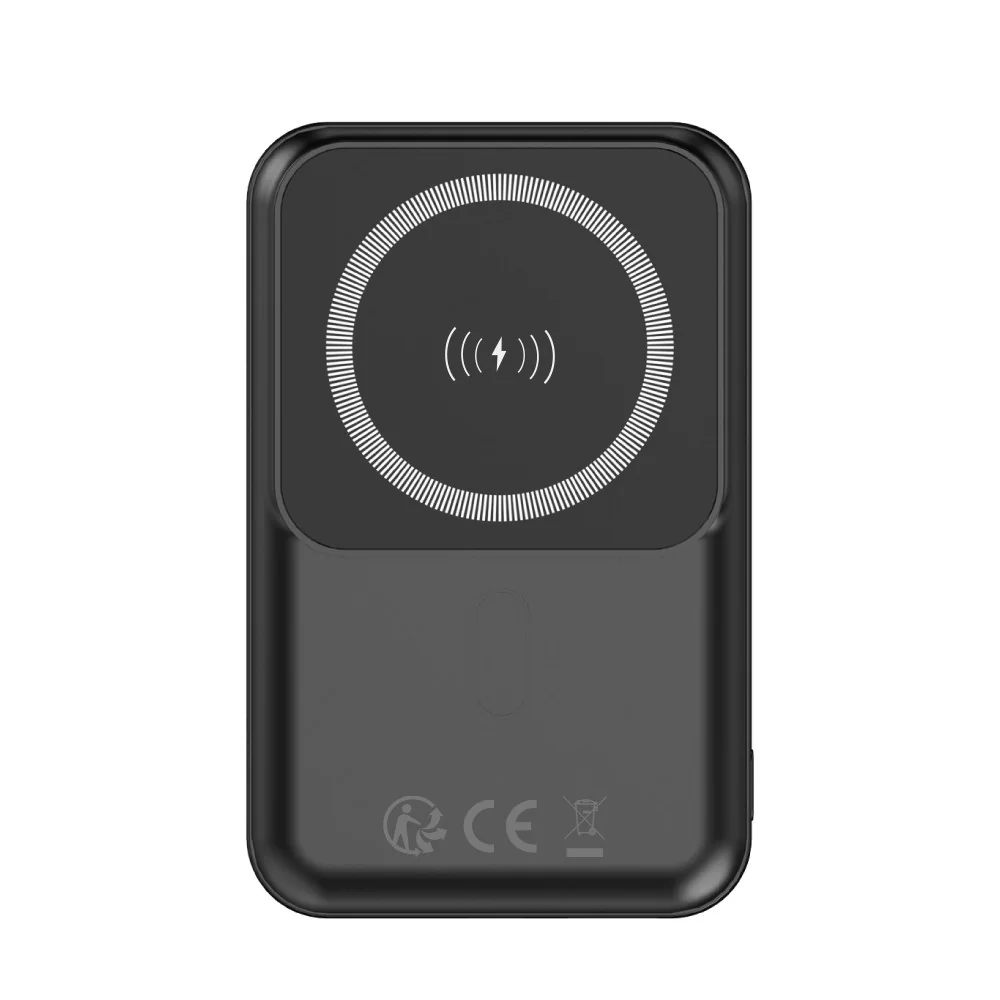 Магнитна безжична външна батерия Forever MATB-100 PD QC 22.5W 10000 mAh MagSafe, Черна