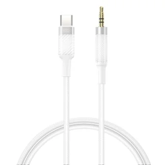Аудио кабел XO NB-R279A, Lightning към 3.5mm Mini-Jack, 1.0 метър, Черен