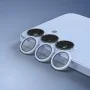Син протектор за камера с алуминиев кант Etteri за Samsung Galaxy S26