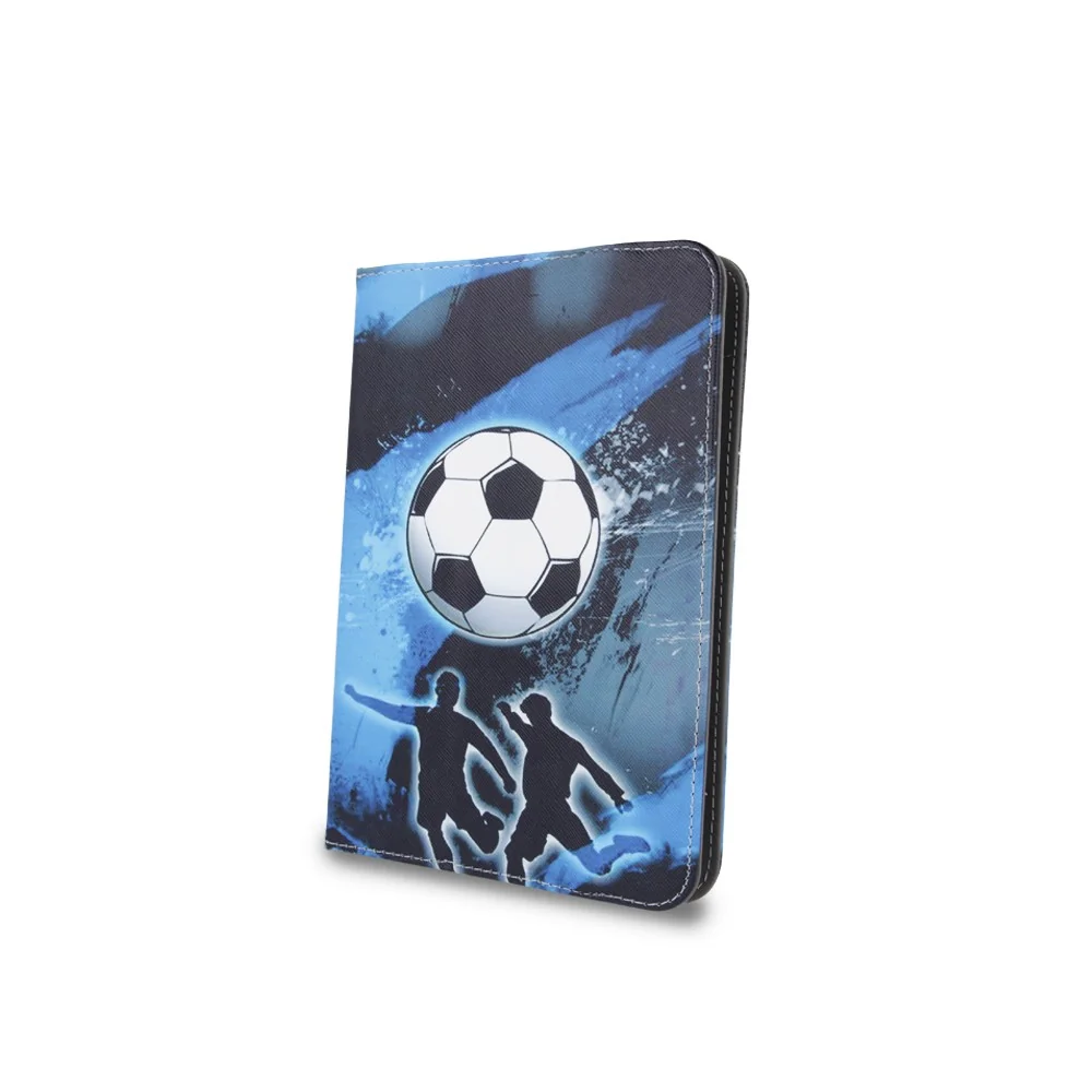 Универсален калъф за таблет 9-11 инча Football (27 x 20 см), Синьо-многоцветен
