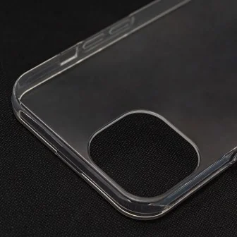 Ултратънък прозрачен силиконов калъф за iPhone 16 (6.1"), 1 mm