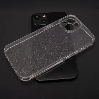 Прозрачен силиконов кейс с брокат за iPhone 16e / 17e, TFO Shine 2 mm