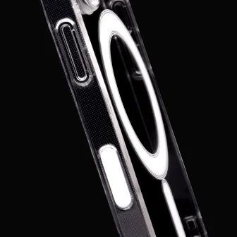 Прозрачен магнитен калъф TFO Anti Shock Mag 1.5 mm за iPhone 16 (6.1") със сензорен бутон за камерата