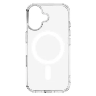 Прозрачен магнитен калъф TFO Anti Shock Mag 1.5 mm за iPhone 16 (6.1") със сензорен бутон за камерата