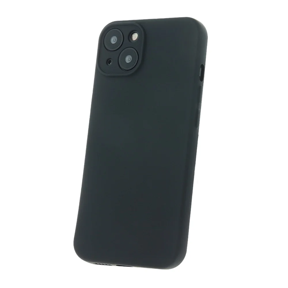 Матов силиконов калъф TFO Silicon за iPhone 13 (6.1") – Черен