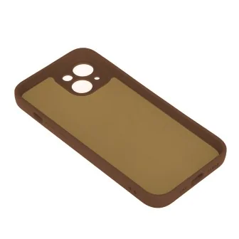 Матов силиконов калъф TFO Silicon за iPhone 16 (6.1") – Кафяв