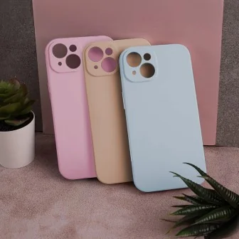 Матов силиконов калъф TFO Silicon за iPhone 16e / 17e – Нюд (телесен)