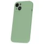 Матов силиконов калъф TFO Silicon за iPhone 17 (6.3") – шамфъстък (зелен)