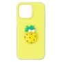 Двуслоен хибриден калъф TFO Fruit 2in1 за iPhone 15 (6.1") с плодов акцент – Жълт