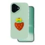 Двуслоен хибриден калъф TFO Fruit 2in1 за iPhone 16 (6.1") с плодов акцент – Зелен