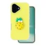 Двуслоен хибриден калъф TFO Fruit 2in1 за iPhone 16 (6.1") с плодов акцент – Жълт