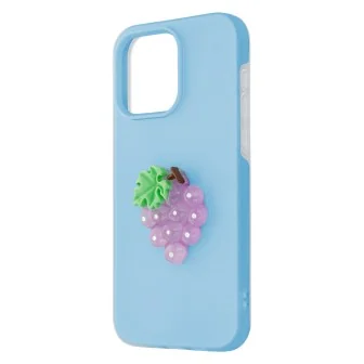 Двуслоен хибриден калъф TFO Fruit 2in1 за iPhone 17 (6.3") с плодов акцент – Син