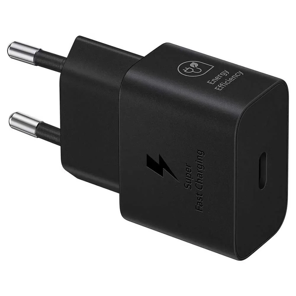 Оригинално GaN бързо зарядно Samsung EP-T2510, 25W, 3A, 1 x USB-C, Черен Оригинално GaN бързо зарядно Samsung EP-T2510, 25W, 3A, 1 x USB-C, Черен