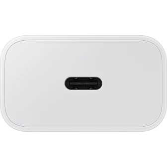 Оригинално бързо зарядно Samsung 25W GaN, Super Fast Charge, USB-C кабел 1m (EP-T2510XWEGEU), Бял