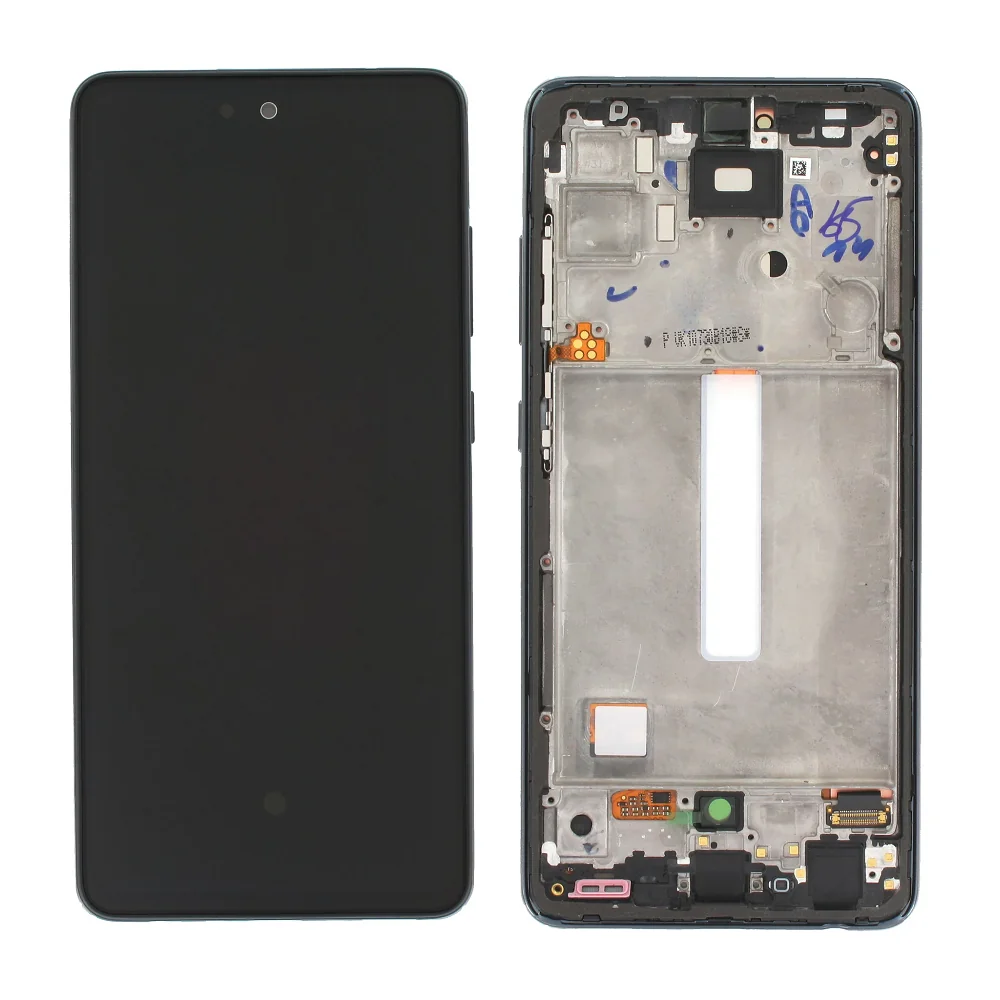 Оригинален дисплей за Samsung A52 4G/5G / SM-A525F, SM-A526B с черна рамка (Service Pack)