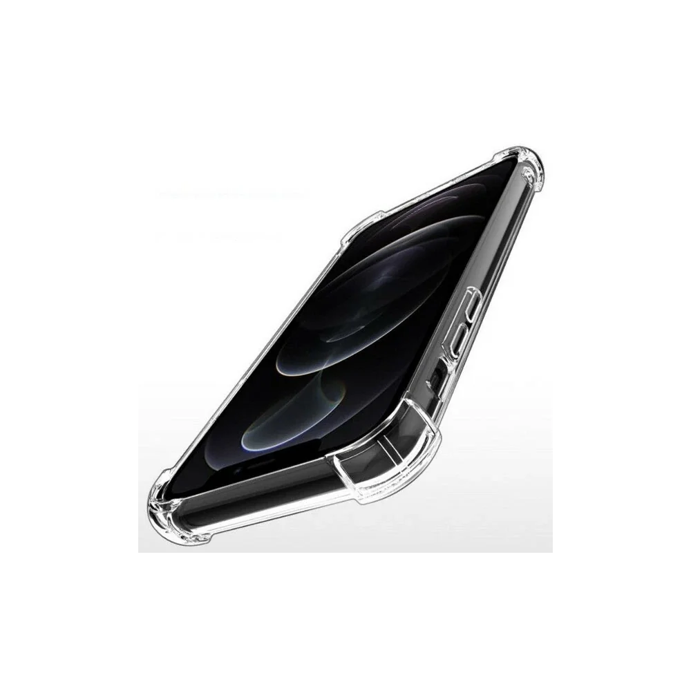 Прозрачен удароустойчив калъф (TPU Clear Case) с подсилени ъгли за iPhone 13 Pro (6.1")