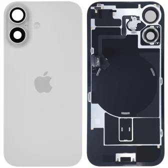 Оригинален заден капак за iPhone 17 / Оборудван / PN: 661-56058 / Grade A (Pulled) - Бял (White)