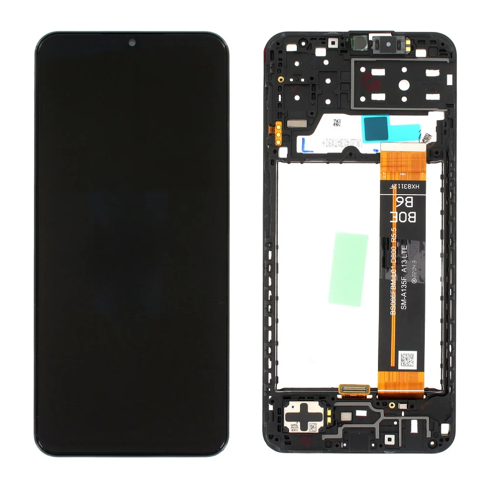 Оригинален дисплей с рамка за Samsung Galaxy A13 4G / SM-A135F/DS, P/N: GH82-28508A (Service Pack)