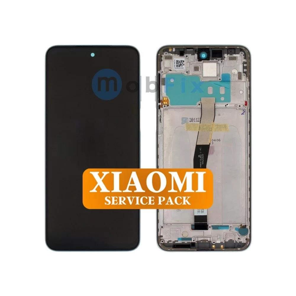Оригинален дисплей с рамка за Xiaomi Redmi Note 9S / Service Pack