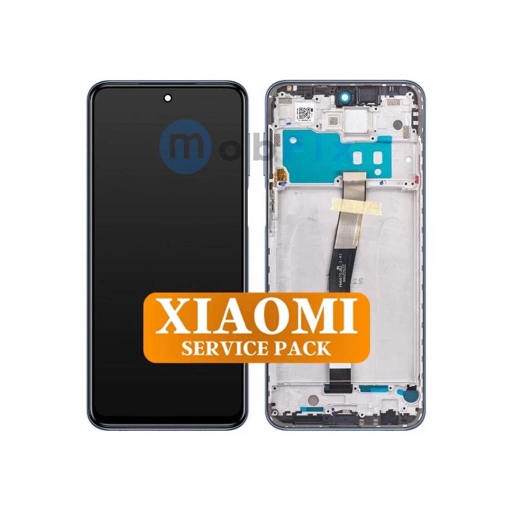 Оригинален дисплей с рамка за Xiaomi Redmi Note 9 Pro / Service Pack