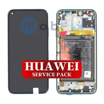 Оригинален дисплей за Huawei P40 Lite / JNY-LX1 + Рамка и батерия (Service Pack)