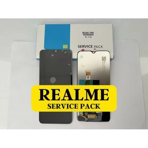 Real Me Rmx1973 Оригинален дисплей с тъч скрийн за Realme 5 Pro, RMX1971 / Service Pack
