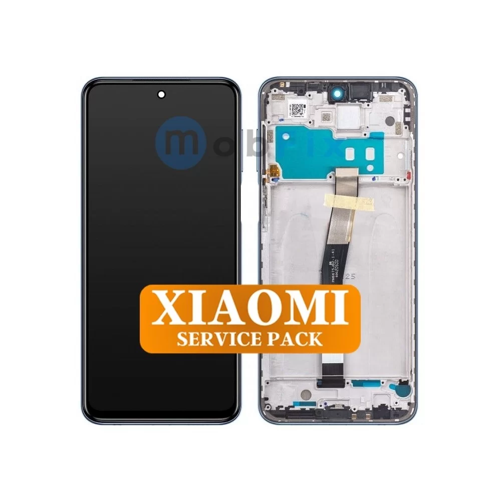 Оригинален дисплей с рамка за Xiaomi Redmi Note 9 Pro Max / Service Pack