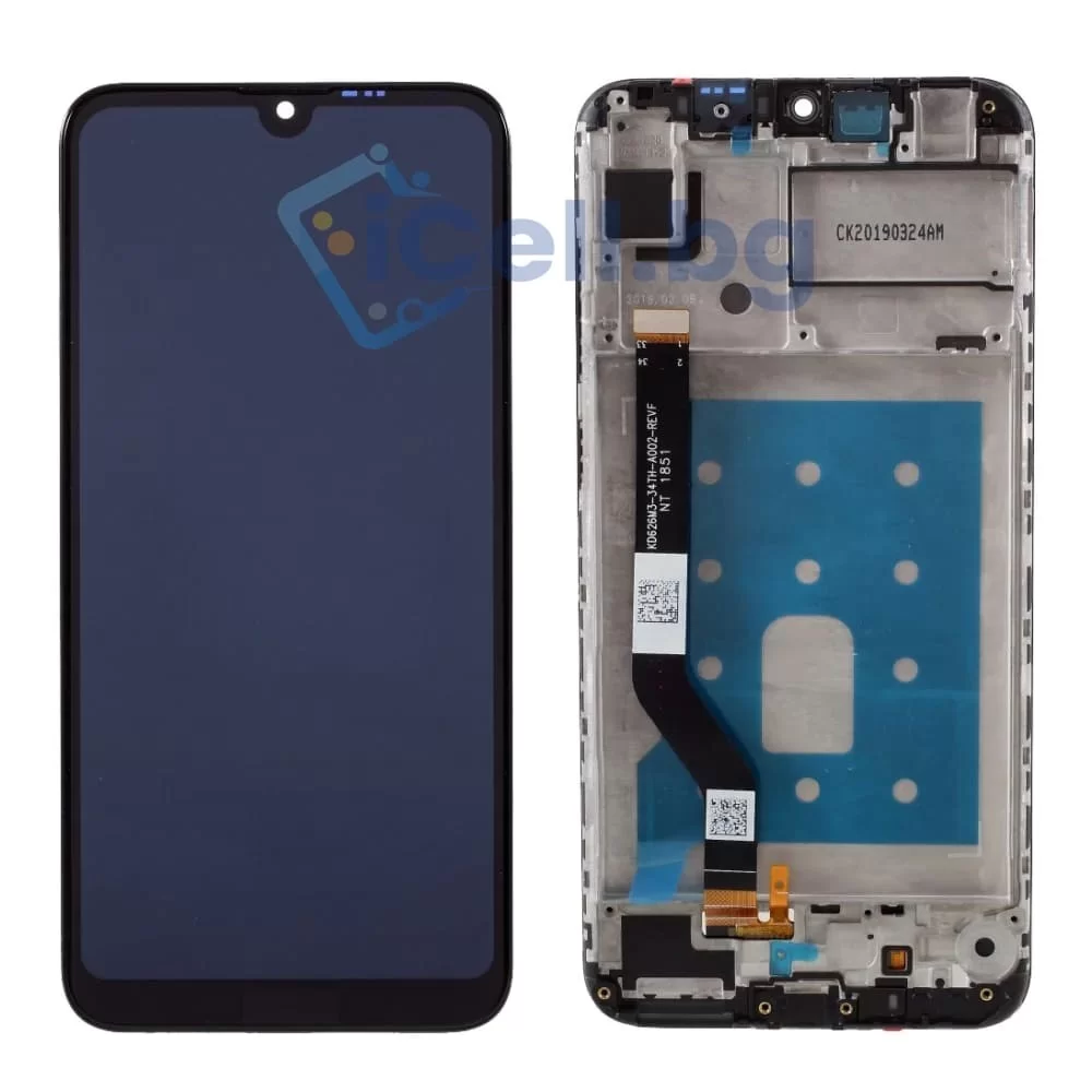 Дисплей с рамка за Huawei Y7 2019 / Y7 Pro 2019 / Y7 Prime 2019