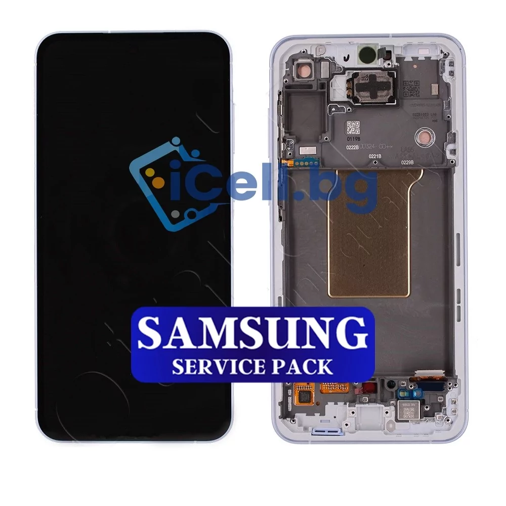 Оригинален дисплей за Samsung Galaxy A55 5G / SM-A556B с рамка (Service Pack)